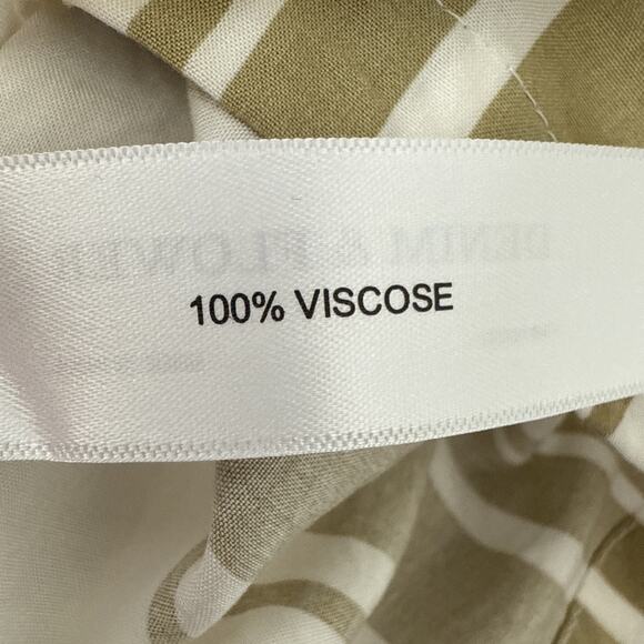 Denim Flower Ricky Singh Men's XL Retro Fitted Stripe Button Down Shirt Preppy - Picture 6 of 10